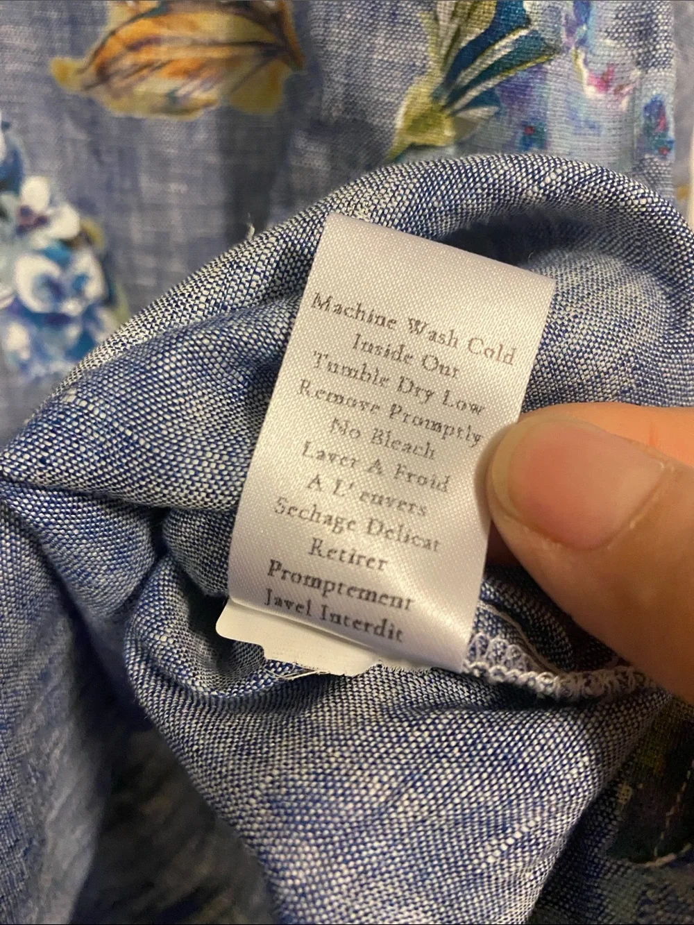 Frank and Eileen Rosie linen button down